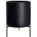 Mid Century Plants Pot Cylinder Planter with Heavy Duty Stand