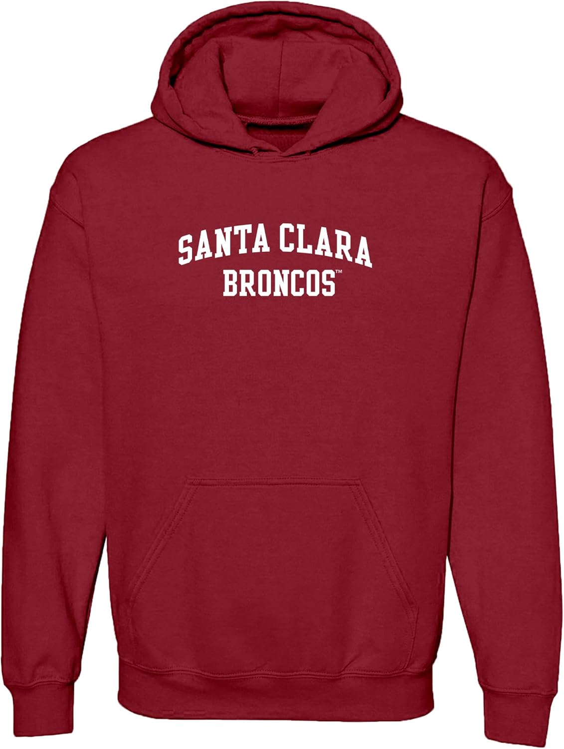 NCAA College Team Color Arch Logo Hoodie for Santa Clara Fans
