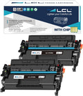 LCL CF258A 58A Black Toner Cartridge 2-Pack - Reliable High Yield