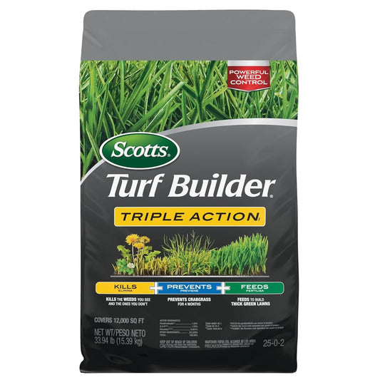 Scotts Turf Builder Triple Action1 - 3-in-1 Lawn Care Solution