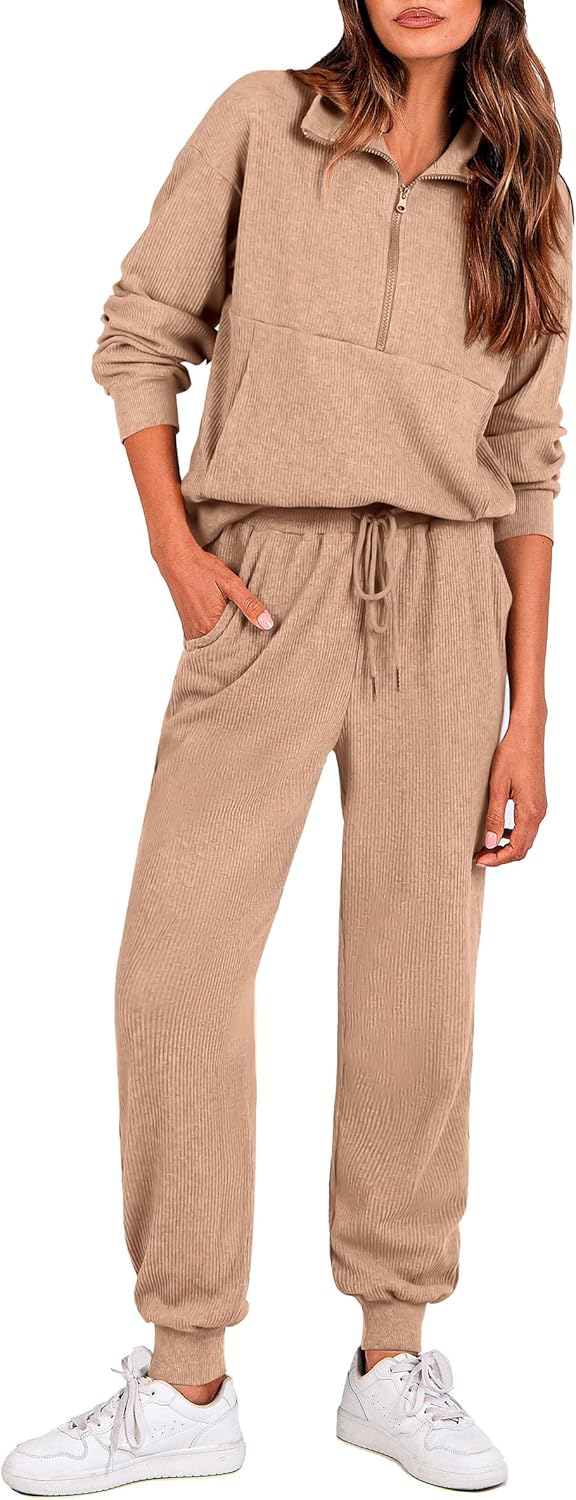 PRETTYGARDEN Women's Fall 2 Piece Lounge Sets for Comfort