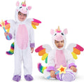 Unicorn Costume Toddler with Wings and Star Wand - Cozy Dress Up