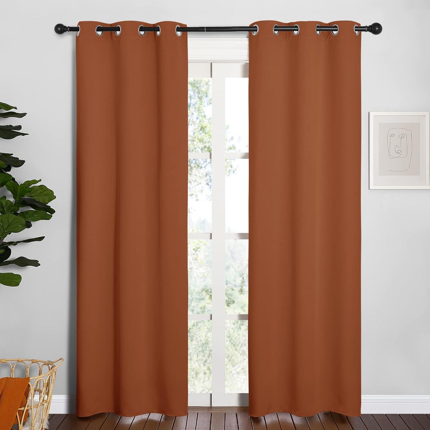 NICETOWN Halloween Blackout Draperies for Girls Room Essentials