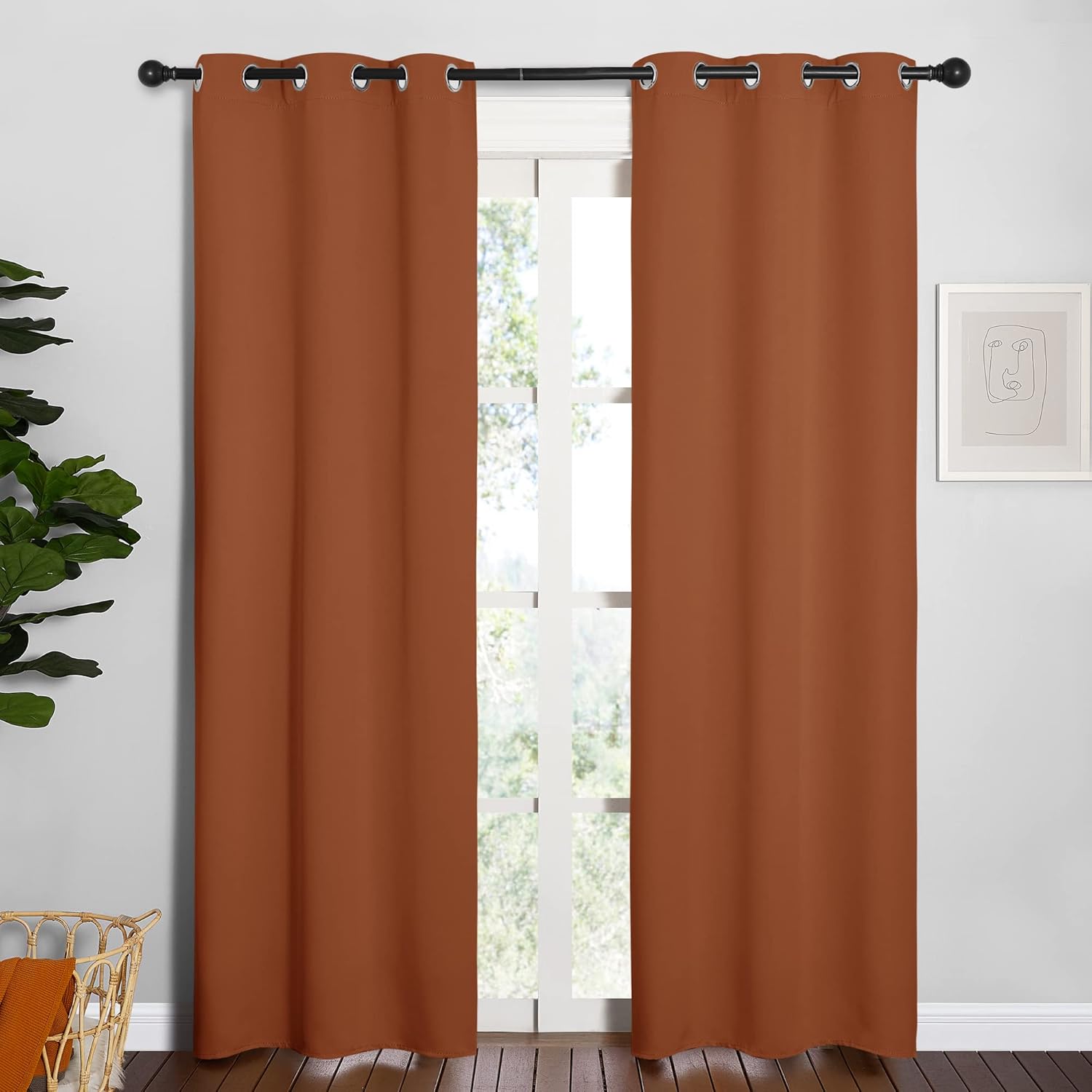 NICETOWN Halloween Blackout Draperies for Girls Room Essentials