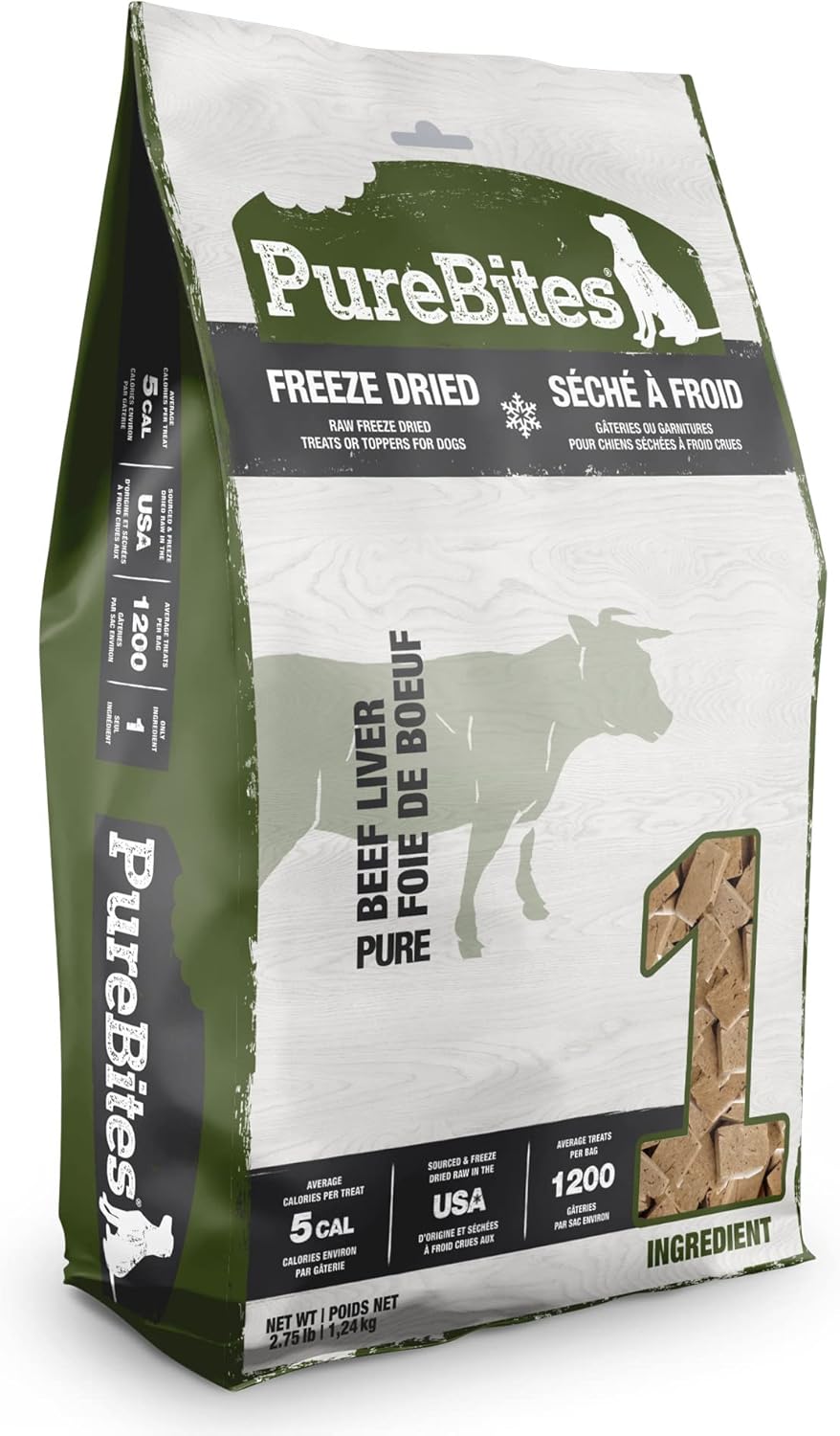 PureBites Beef Freeze Dried Dog Treats - 100% Natural Goodness