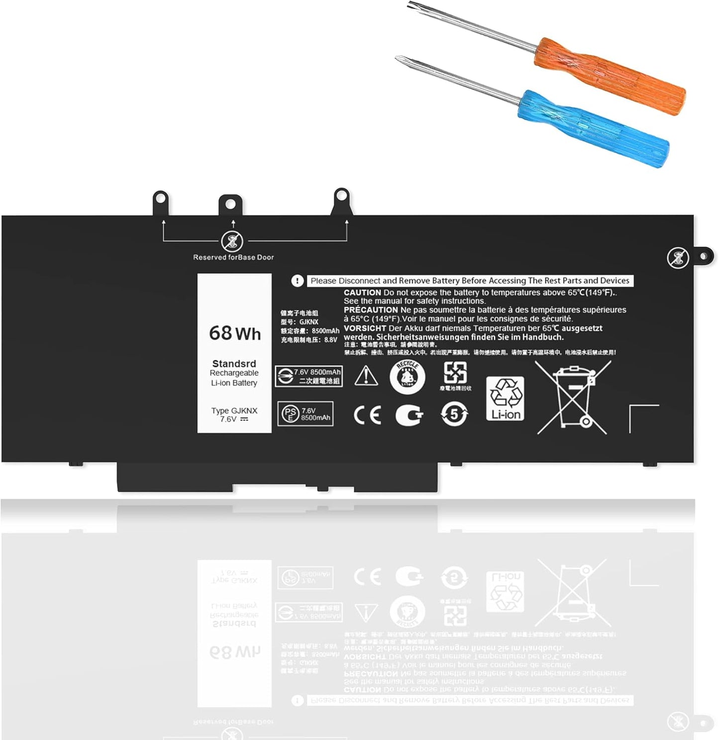 68WH GJKNX Battery Replacement for Dell Latitude Series Laptops