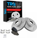 TRQ Front Performance Brake Pad & Rotor Kit for Toyota Tacoma