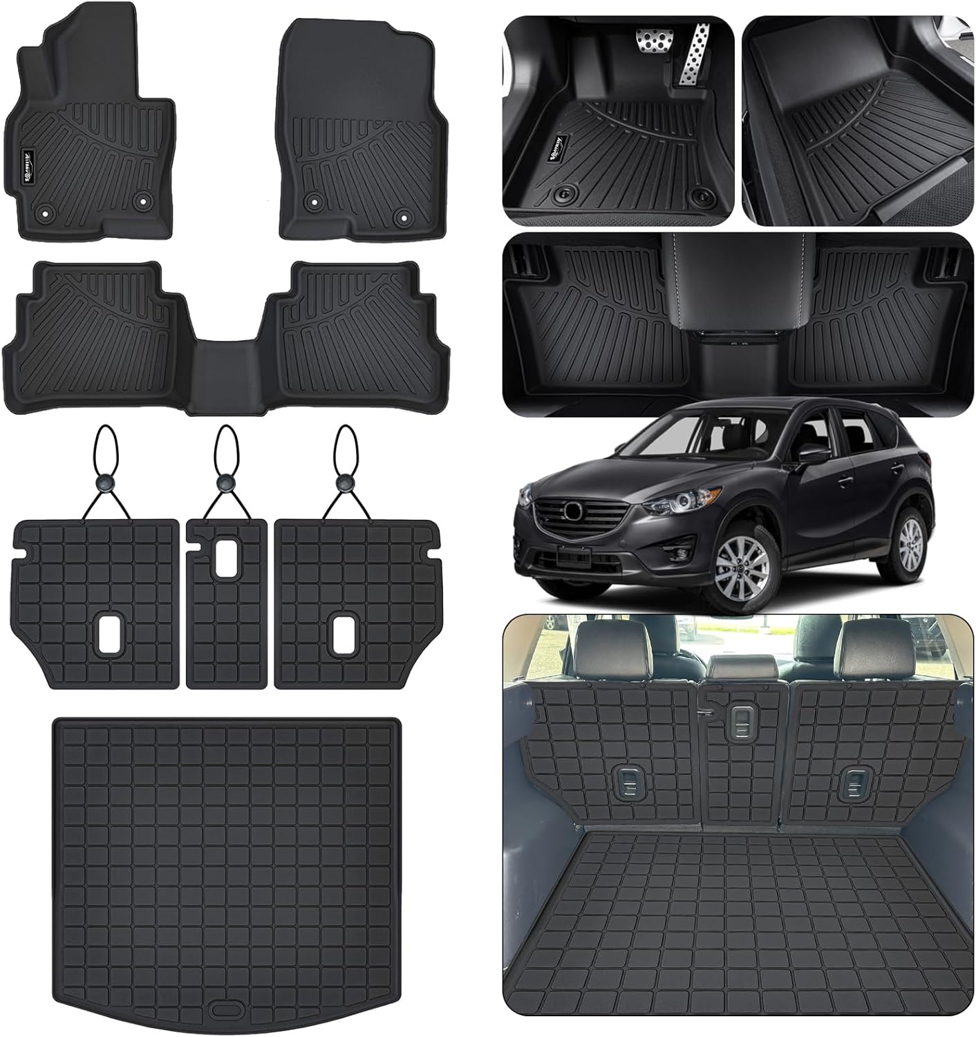 Custom Fit Floor Liner for Mazda CX5 CX-5 2013-2016 Full Set