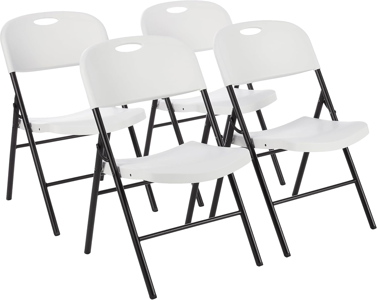 Foldable Portable Comfortable Sturdy Folding Plastic Chair Set