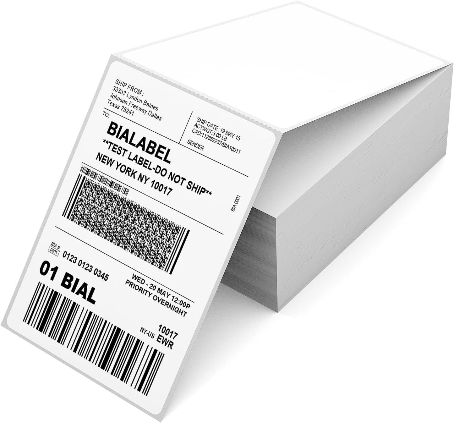 Commercial Grade 4x6 Thermal Labels - 500 Pcs for Rollo & Zebra
