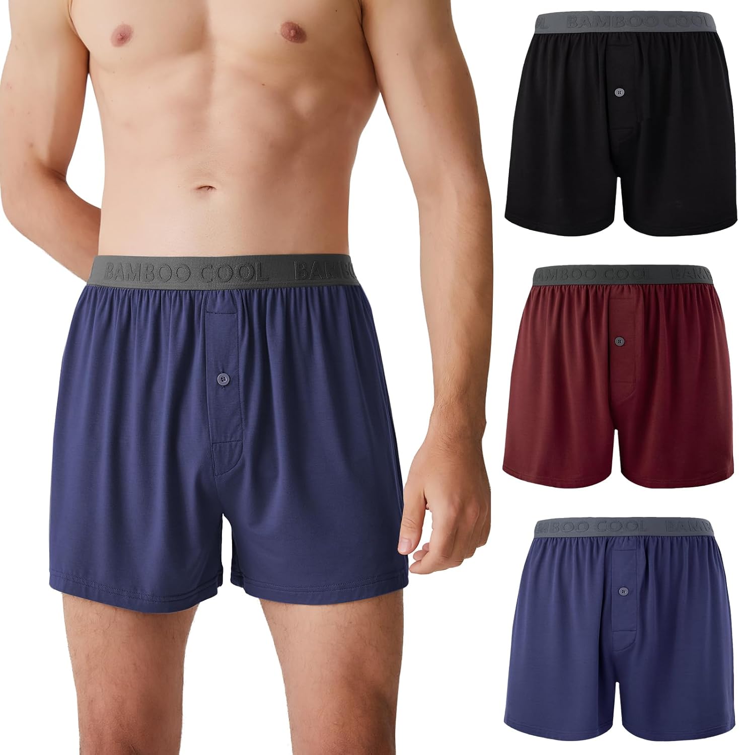 Bamboo Cool Mens Boxer Shorts for Ultimate Comfort and Breathability
