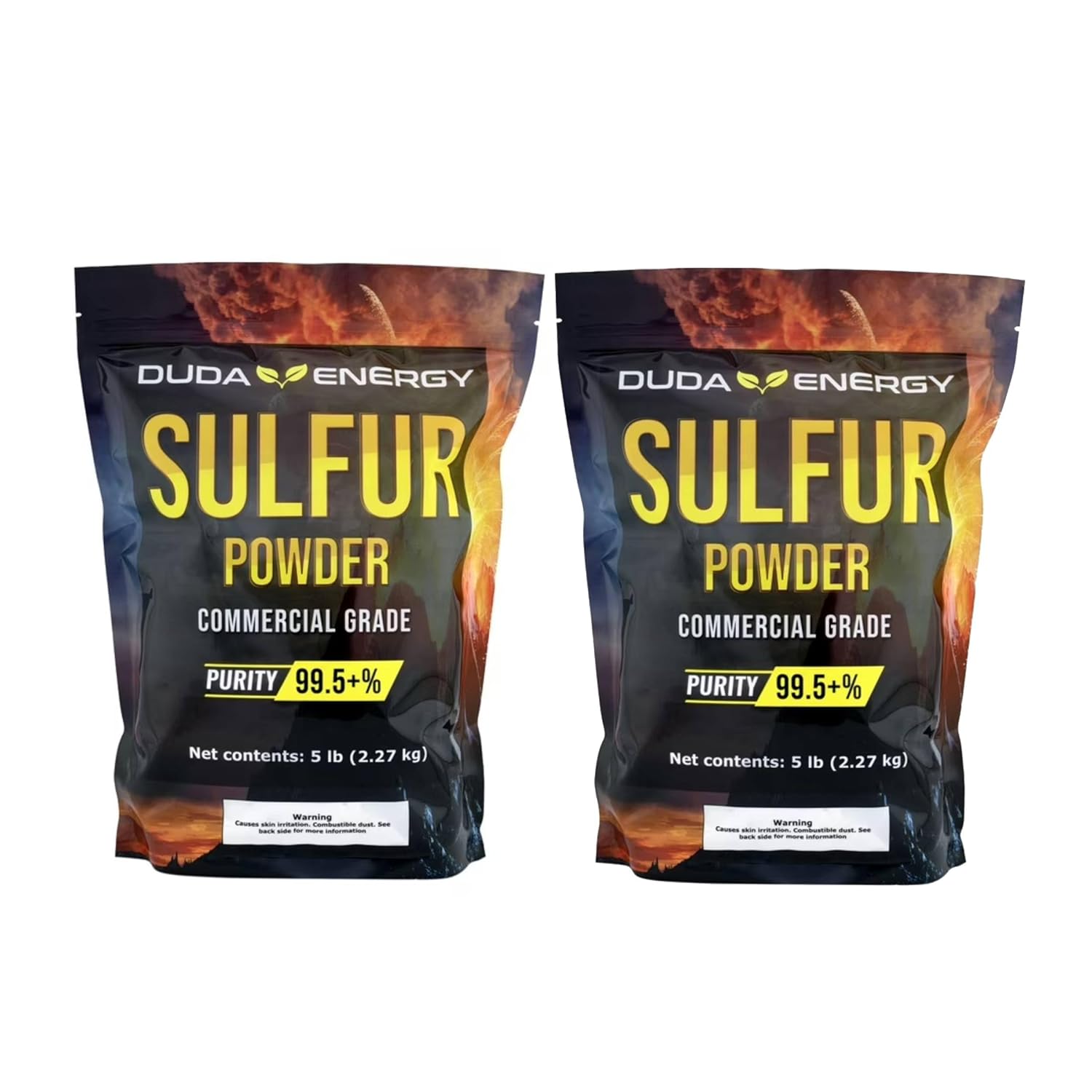 Duda Energy 10 lb Yellow Sulfur Powder Fertilizer for Plants