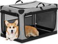 PETSFIT Collapsible Dog Crate 30 in - Portable, Adjustable Cover