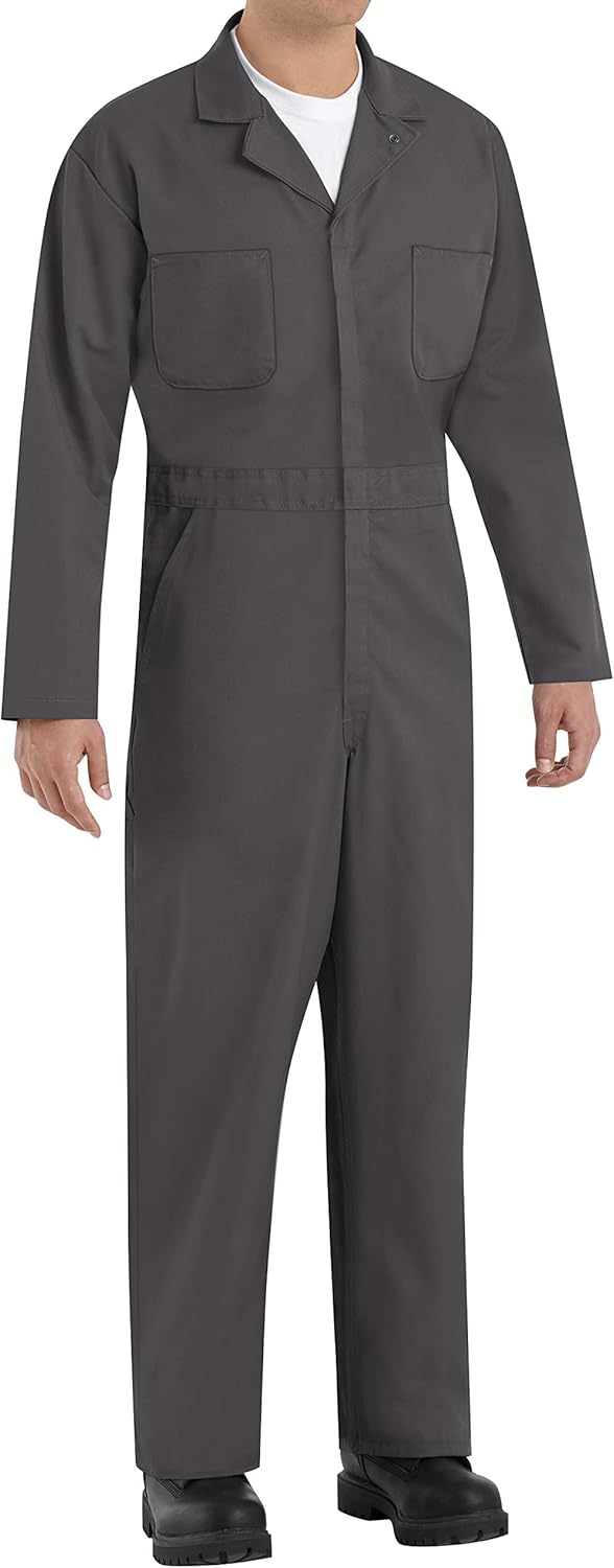 Red Kap Men's Twill Action Back Coverall for Ultimate Comfort
