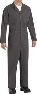 Red Kap Men's Twill Action Back Coverall - Oversized Fit for Work VF