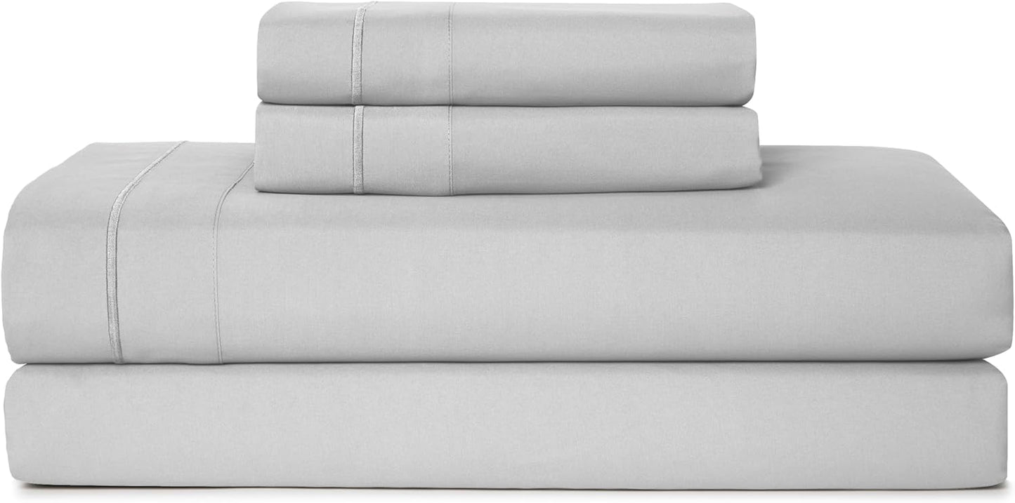 Cooling Queen Sheets Set for Hot Sleepers - Soft Microfiber