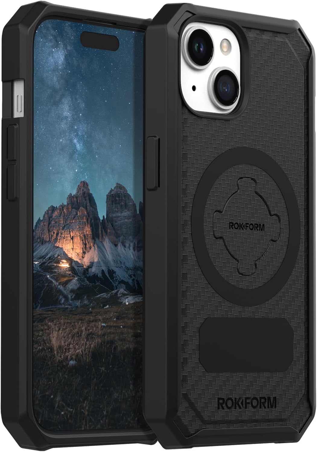 Rugged Magnetic iPhone 15 Case with Twist Lock by Rokform