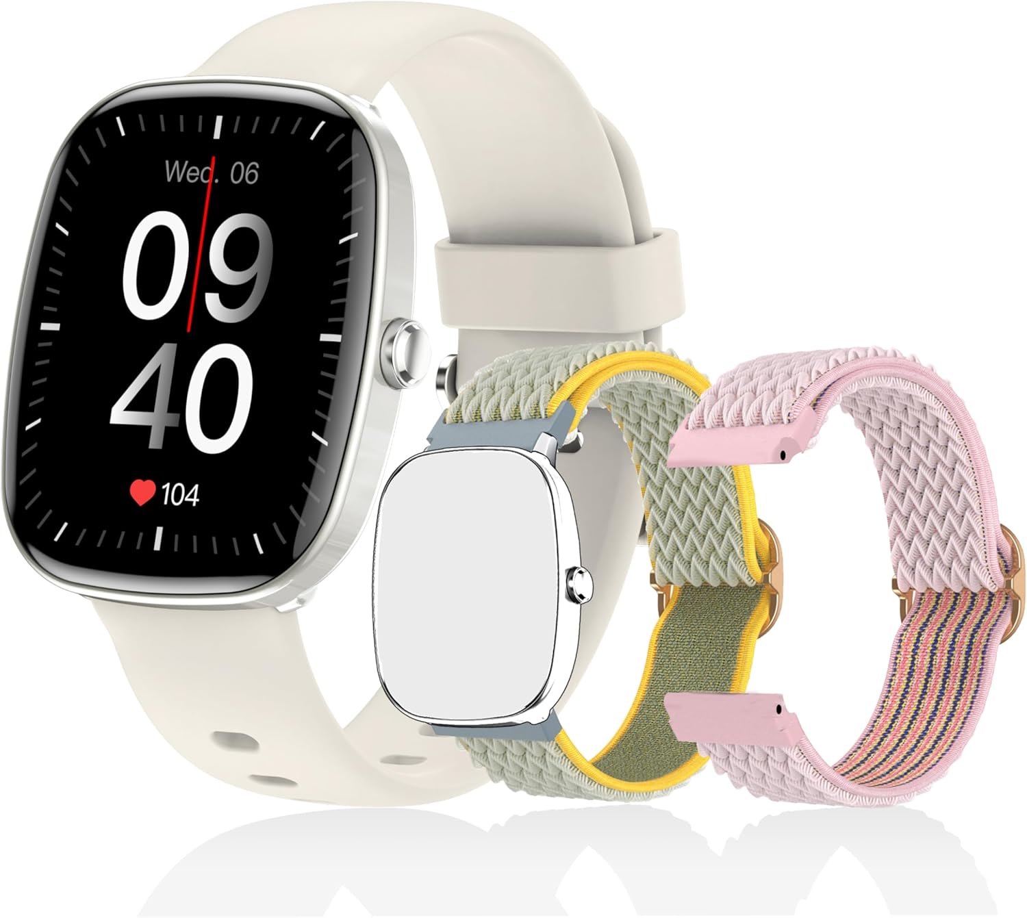 LAVIKS Smart Watch: Fitness Tracker + Call Answer, IP68 Water resistant, Heart Rate Monitor, 100+ Sports Modes