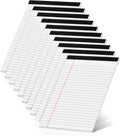 Legal Pads 5x8 Notepads 10 Pack - Compact College Ruled Pads