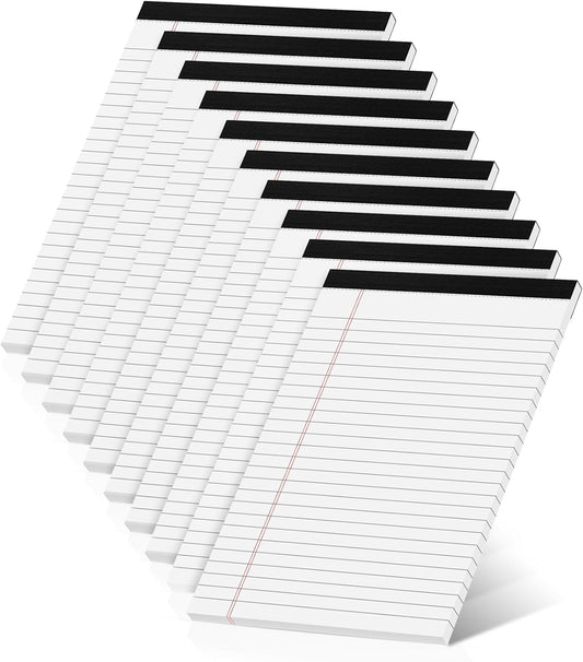 Roneky 5x8 College Ruled Legal Pads - 10 Pack