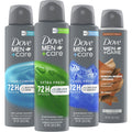 Dove Men+Care Dry Spray Antiperspirant Variety 4-Pack - 72H Protection