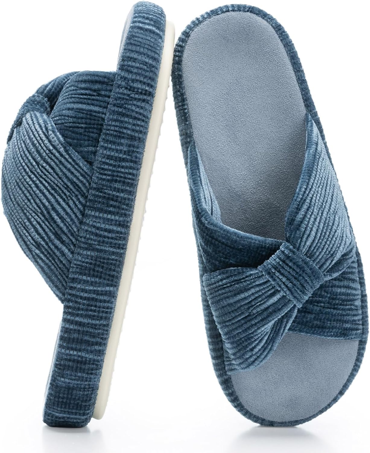 Chantomoo Slippers for Women: Comfy Memory Foam Bow Slippers
