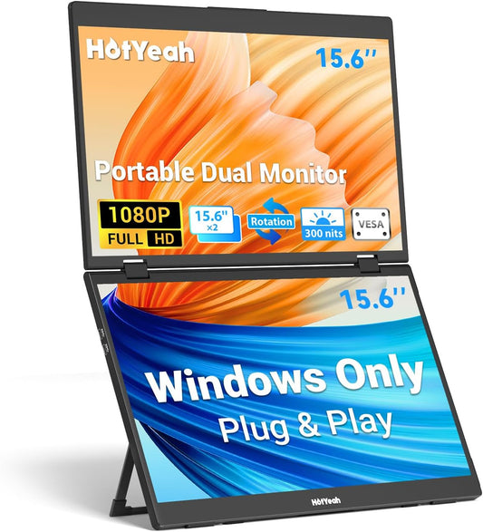 HotYeah Triple Laptop Screen Extender for Enhanced Productivity