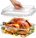 4800 ML Large Glass Food Storage Container with Airtight Locking Lid