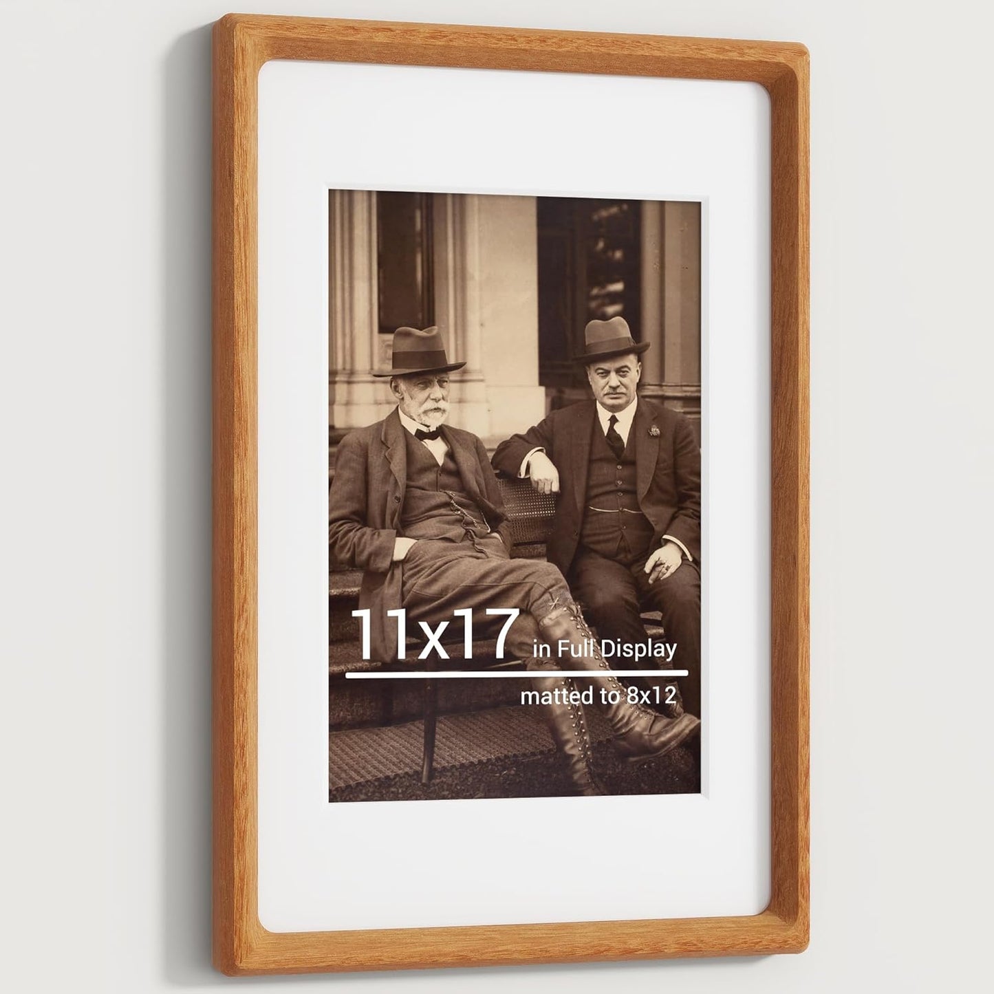 Heimlove 11x17 Picture Frames Natural Teak for Graduation Display