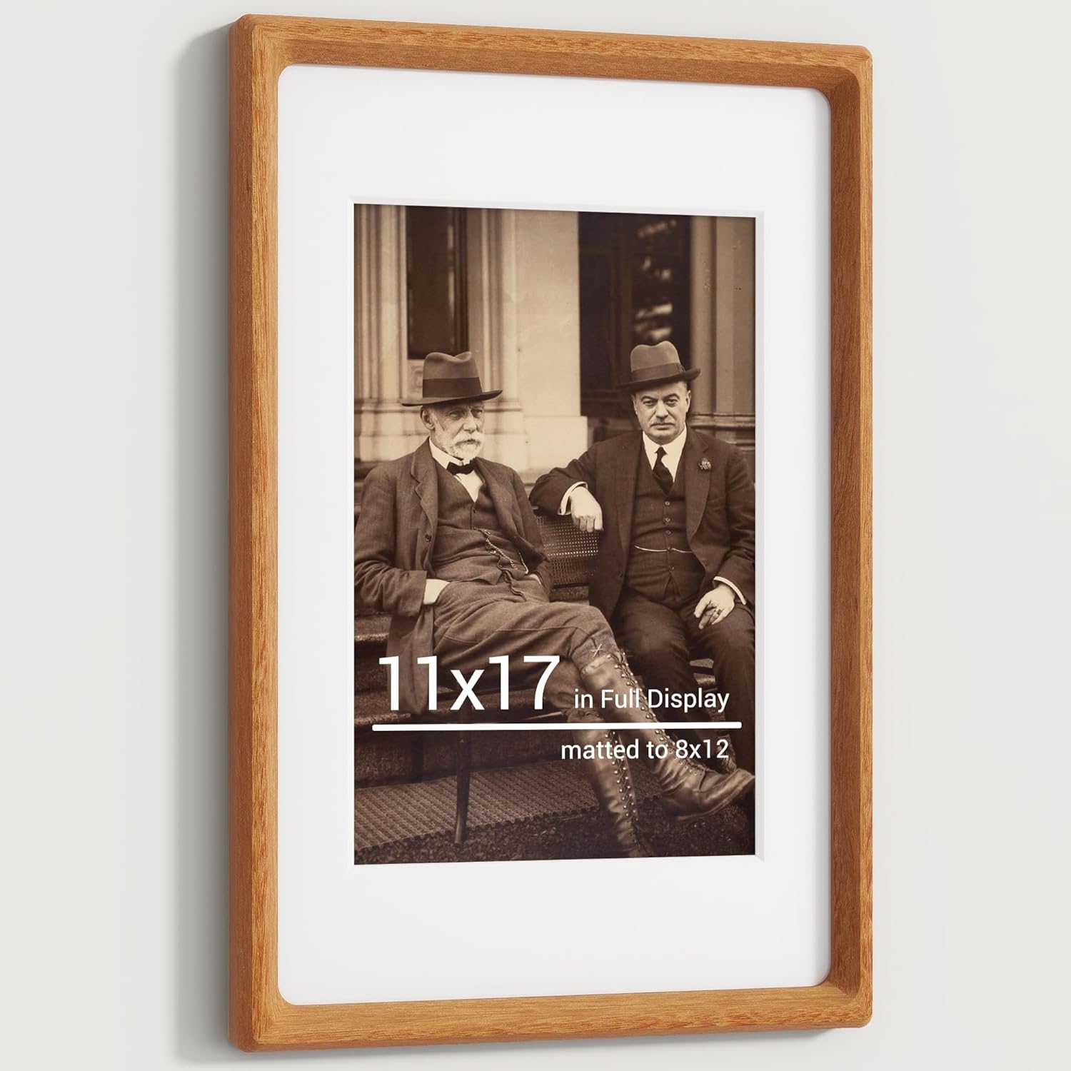 Heimlove 11x17 Picture Frames Natural Teak for Graduation Display