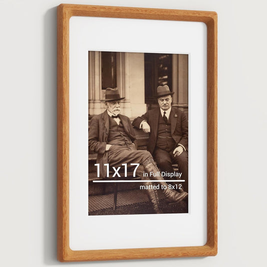 Heimlove 11x17 Picture Frames Natural Teak for Graduation Display
