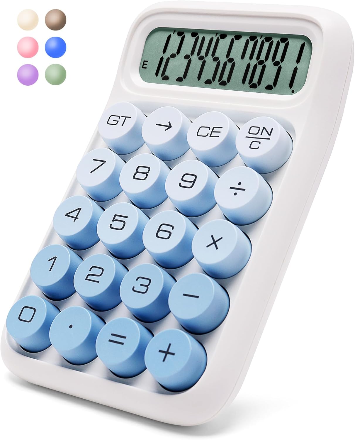 Exlliy Cute Aesthetic Calculator - 10 Digits, Large Display, Big Buttons