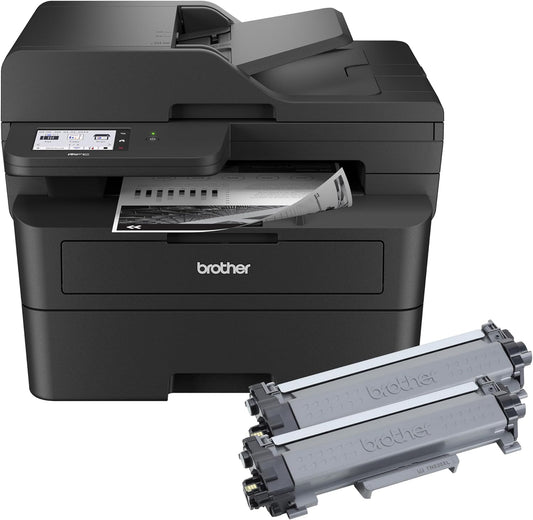 Brother XL Monochrome Laser Printer | 4,200 Pages Toner Included