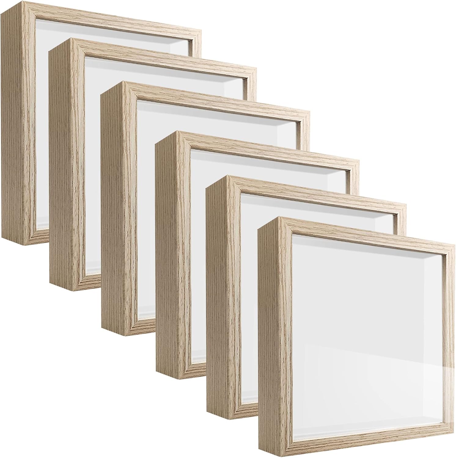 8x8 Shadow Box Frame Display Case for Memorabilia and Crafts