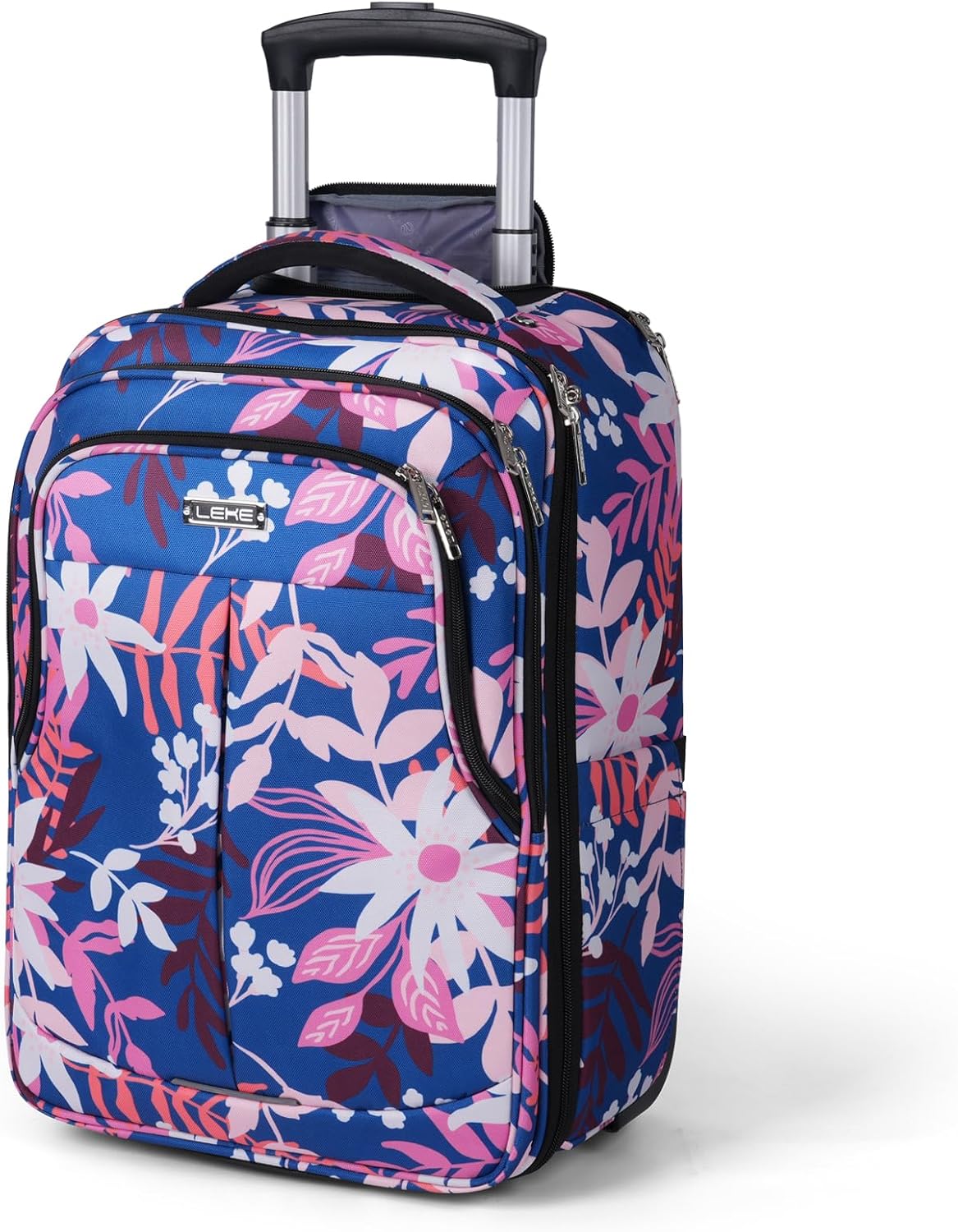 Rolling Backpack for Adults, 17 Inch Waterproof Carry on Bag