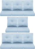 Outdoor Patio Cushion Set 8-Piece - Fade & Water Resistant Comfort