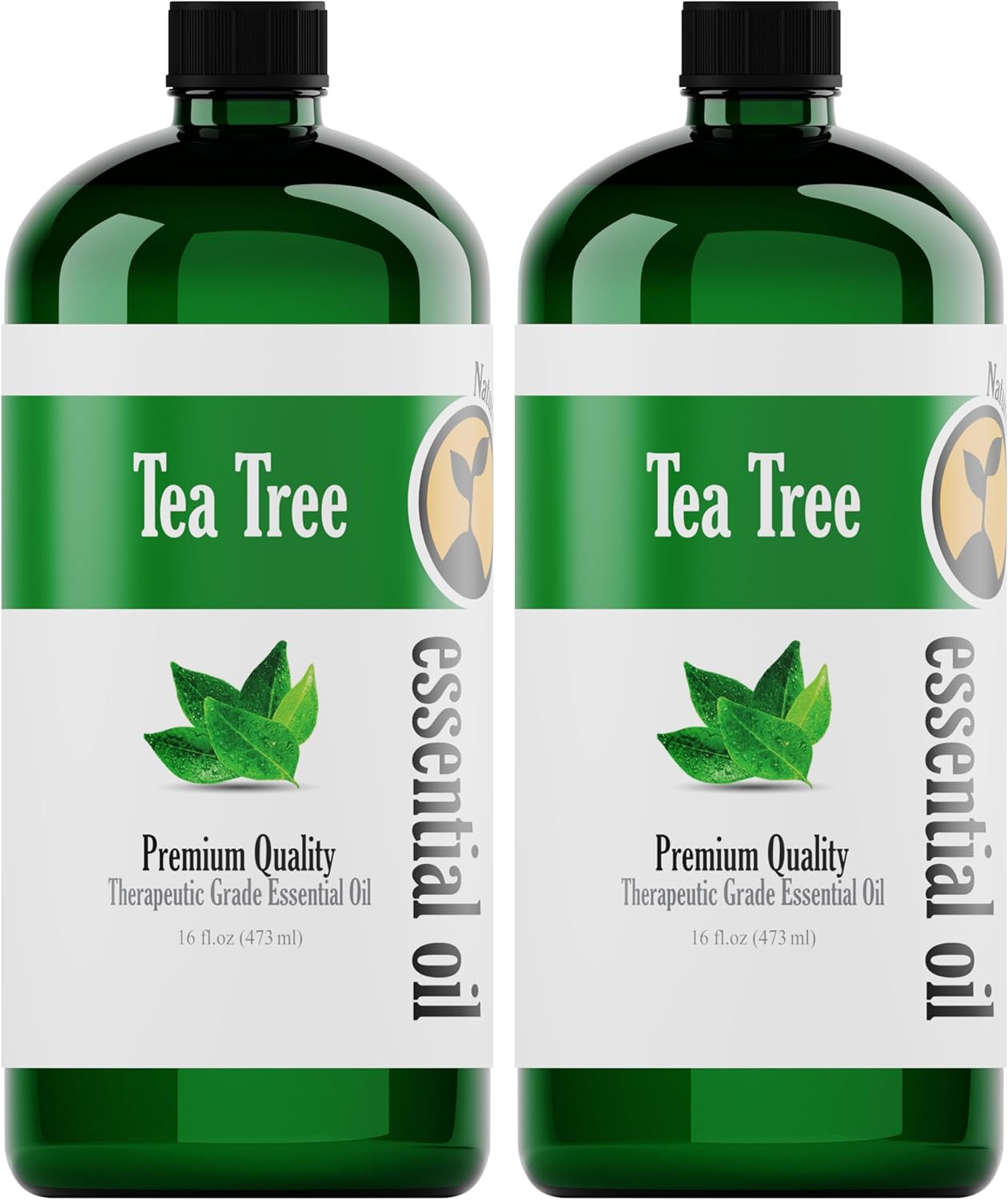 Therapeutic Grade Tea Tree Essential Oil - 2 Pack 16oz Bottles