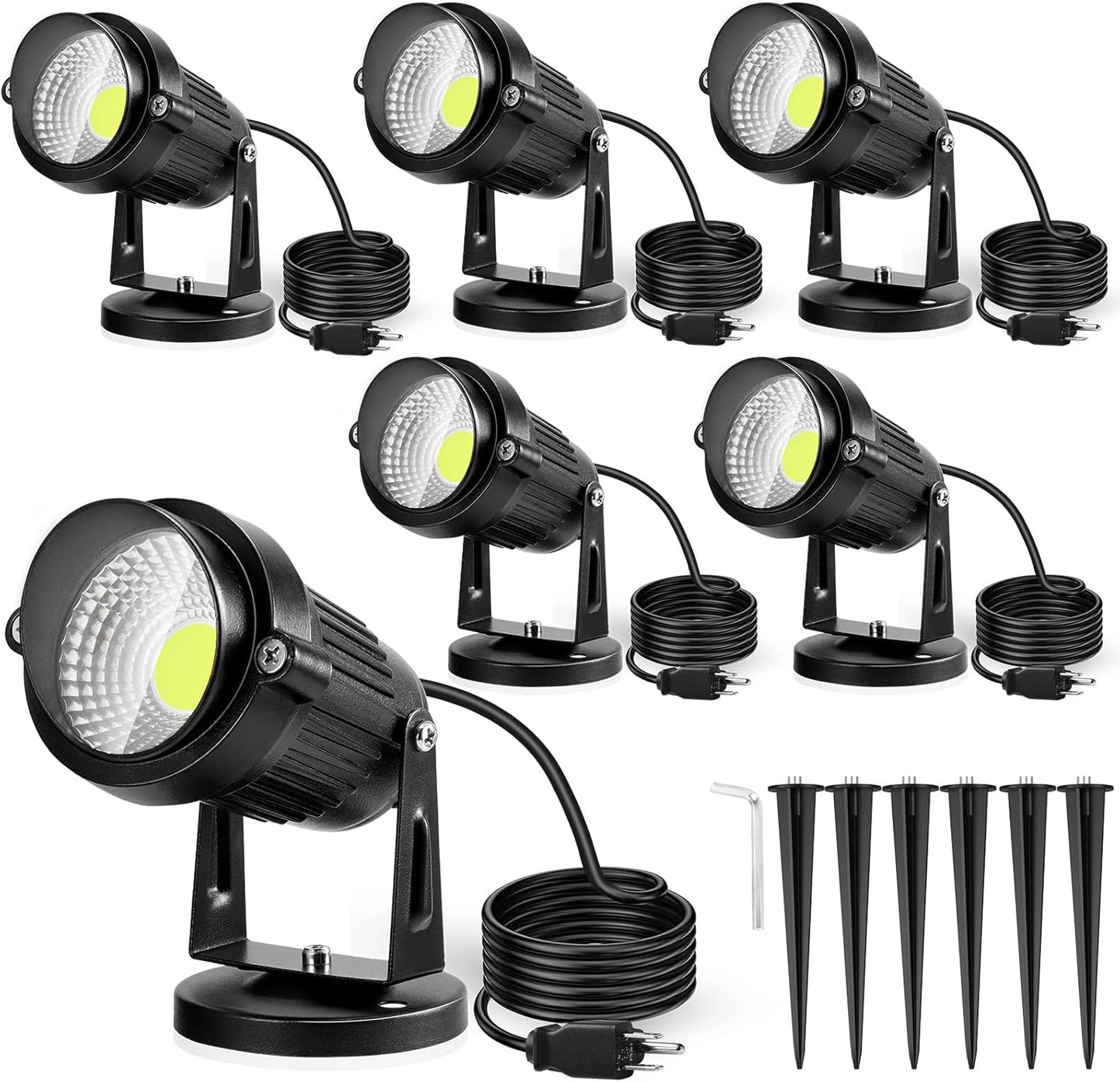LemonBest Landscape Lights - 5W Outdoor Spotlight for Yard