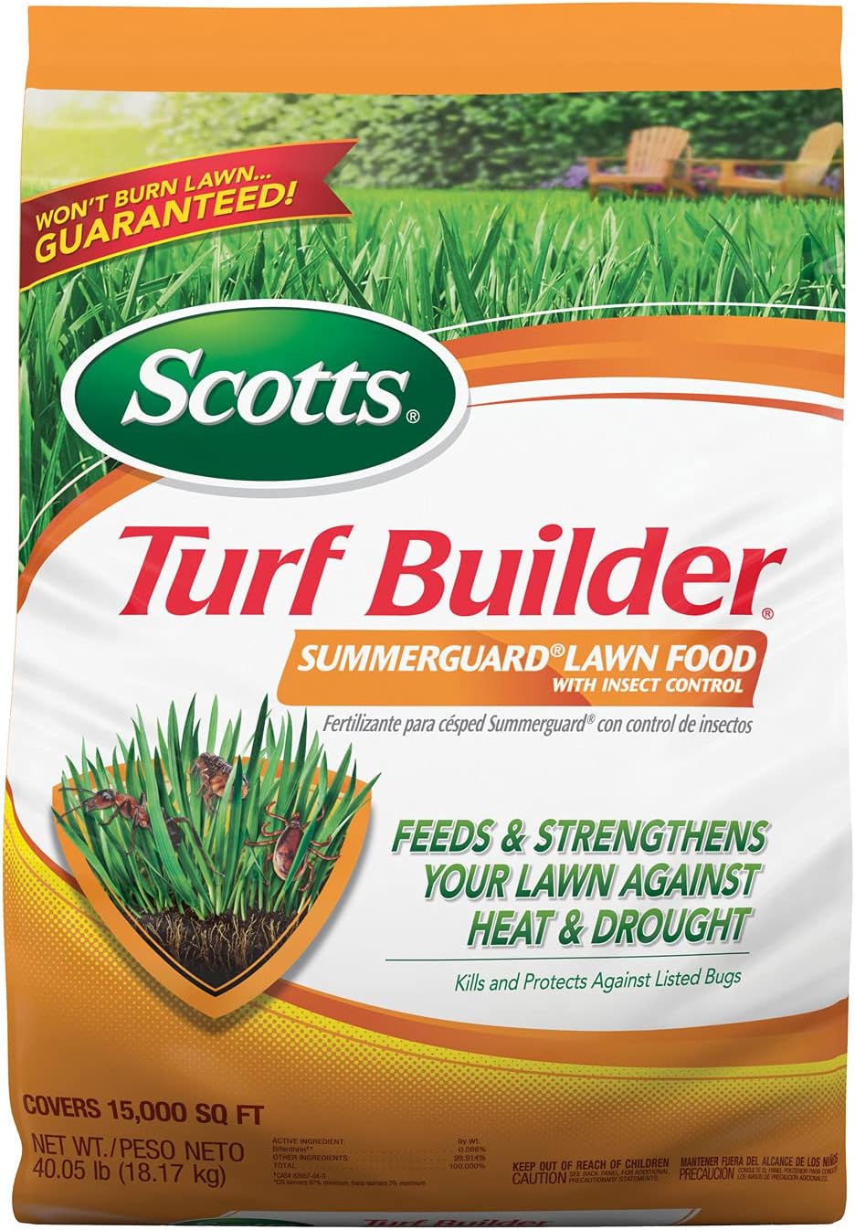 Scotts Turf Builder SummerGuard Lawn Food with Insect Control