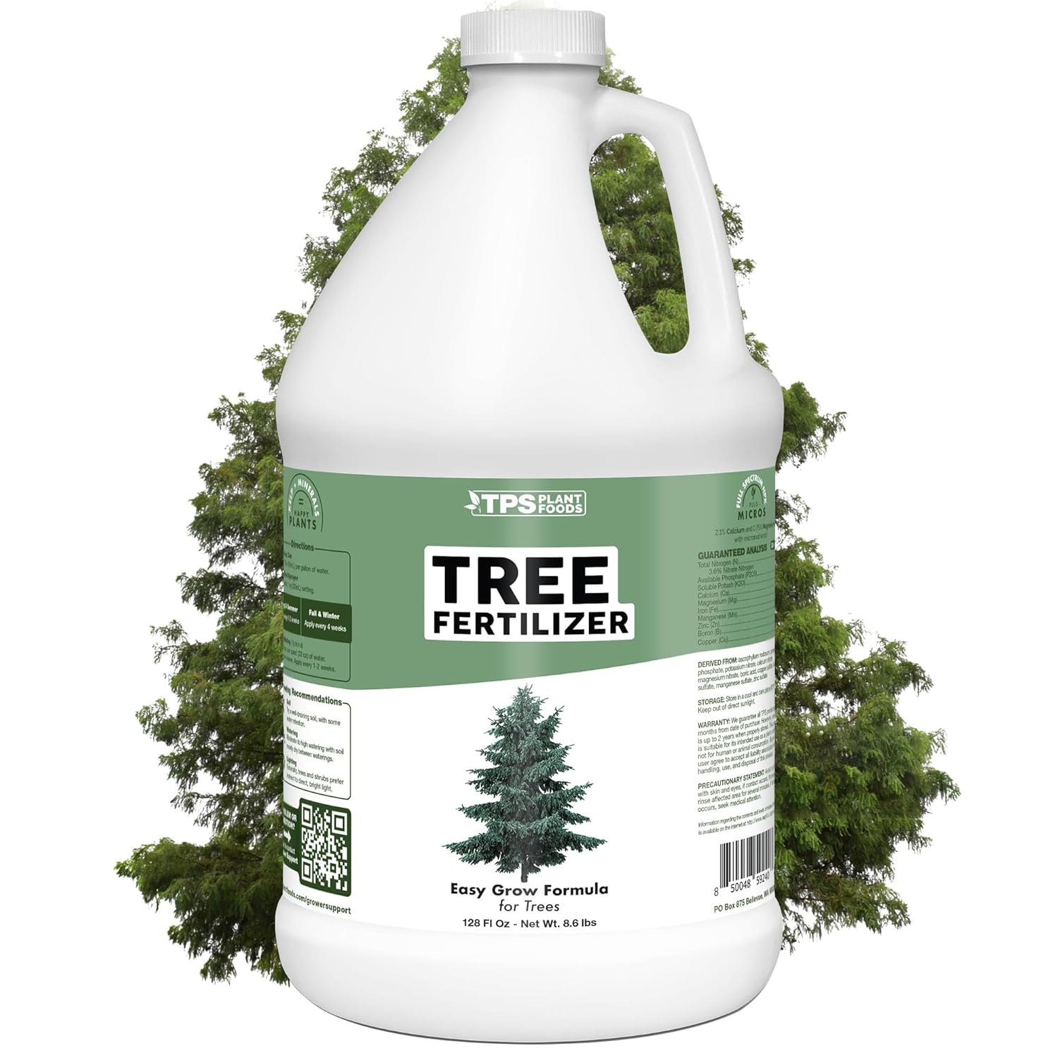 TPS NUTRIENTS Tree Fertilizer for All Trees and Shrubs, 1 Gallon