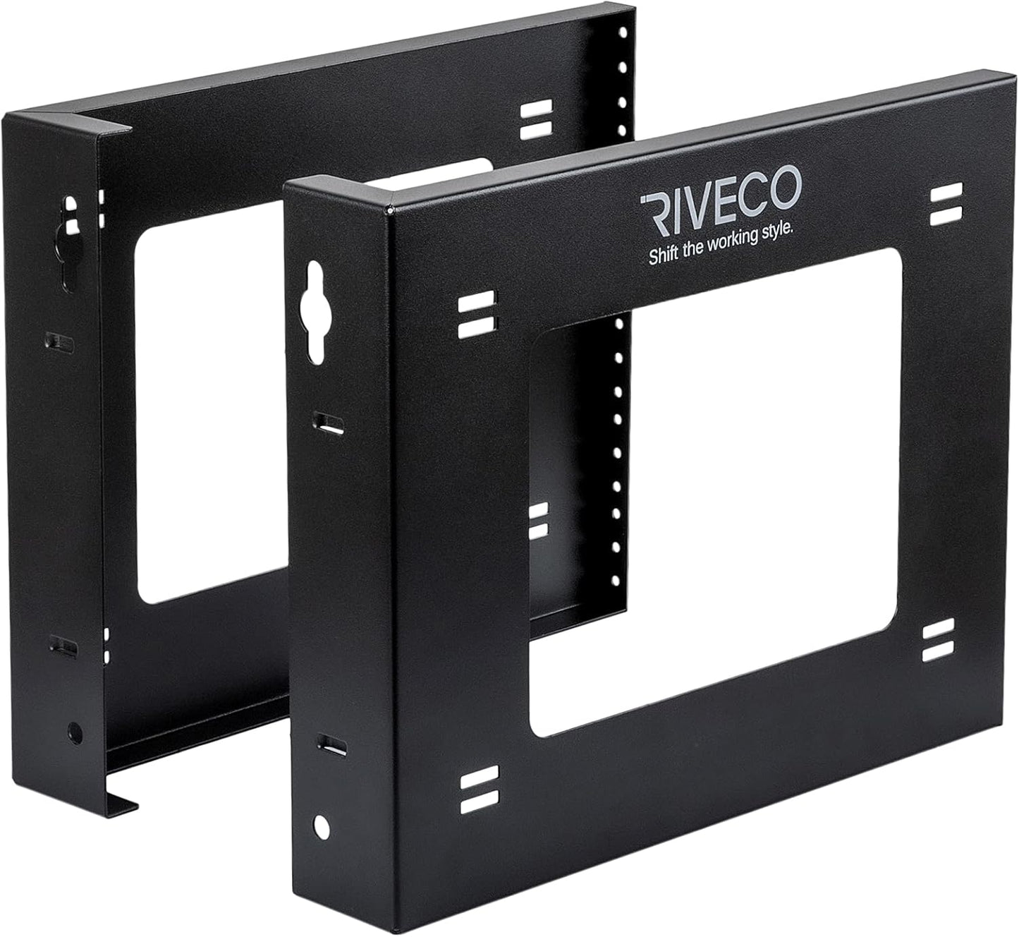 RIVECO 6U Open Frame Rack - Easy Setup & Versatile Storage
