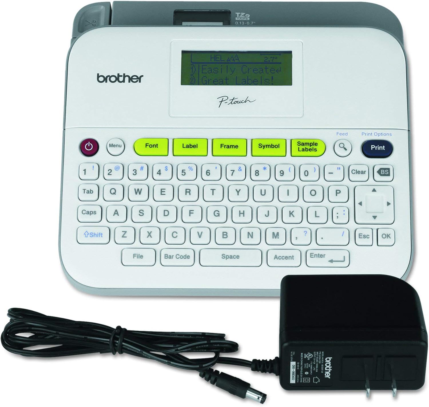 Brother PTD400AD Label Maker: Easy Multi-Line Labeling