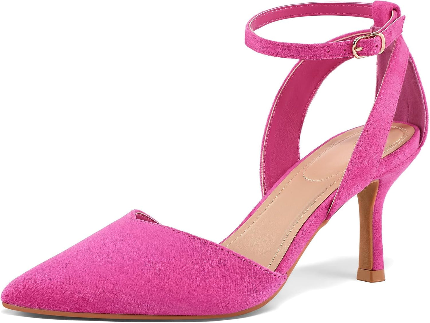 Elegant mysoft Women's Pumps with Pointed Toe and Low Heels