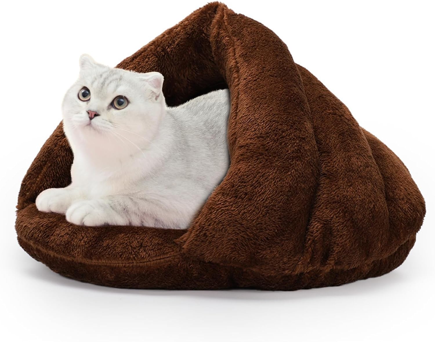 Cozy Cat Cave Bed by PETCUTE - Warm & Washable