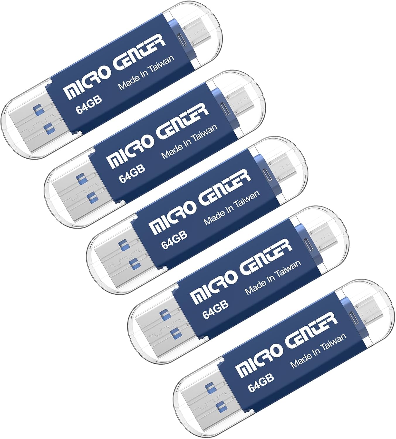INLAND 64GB Dual Drive USB 3.0 Type C & Type A for Fast Storage