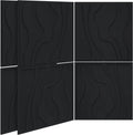 BUBOS Large Acoustic Panels 6-Pack - Thick Sound Absorption