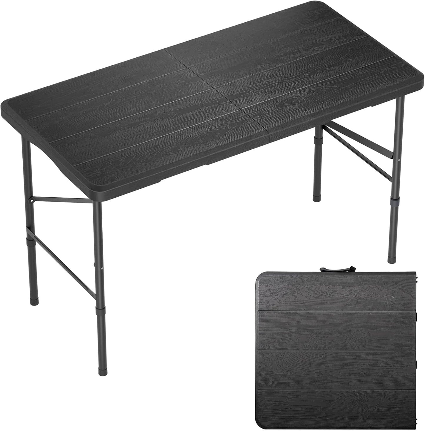 4 Ft Heavy Duty Portable Folding Table for Indoor & Outdoor Use