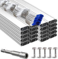 Greenhouse Spring Wire & Lock Channel 6.6 ft - Secure Poly Film Hold