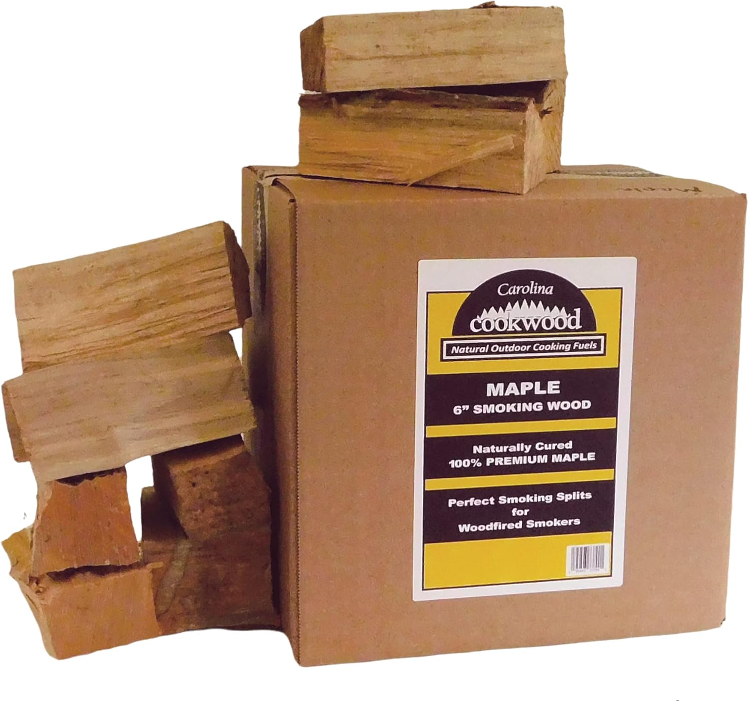 Naturally-Cured Maple Smoking Wood Mini Splits for BBQ & Grills
