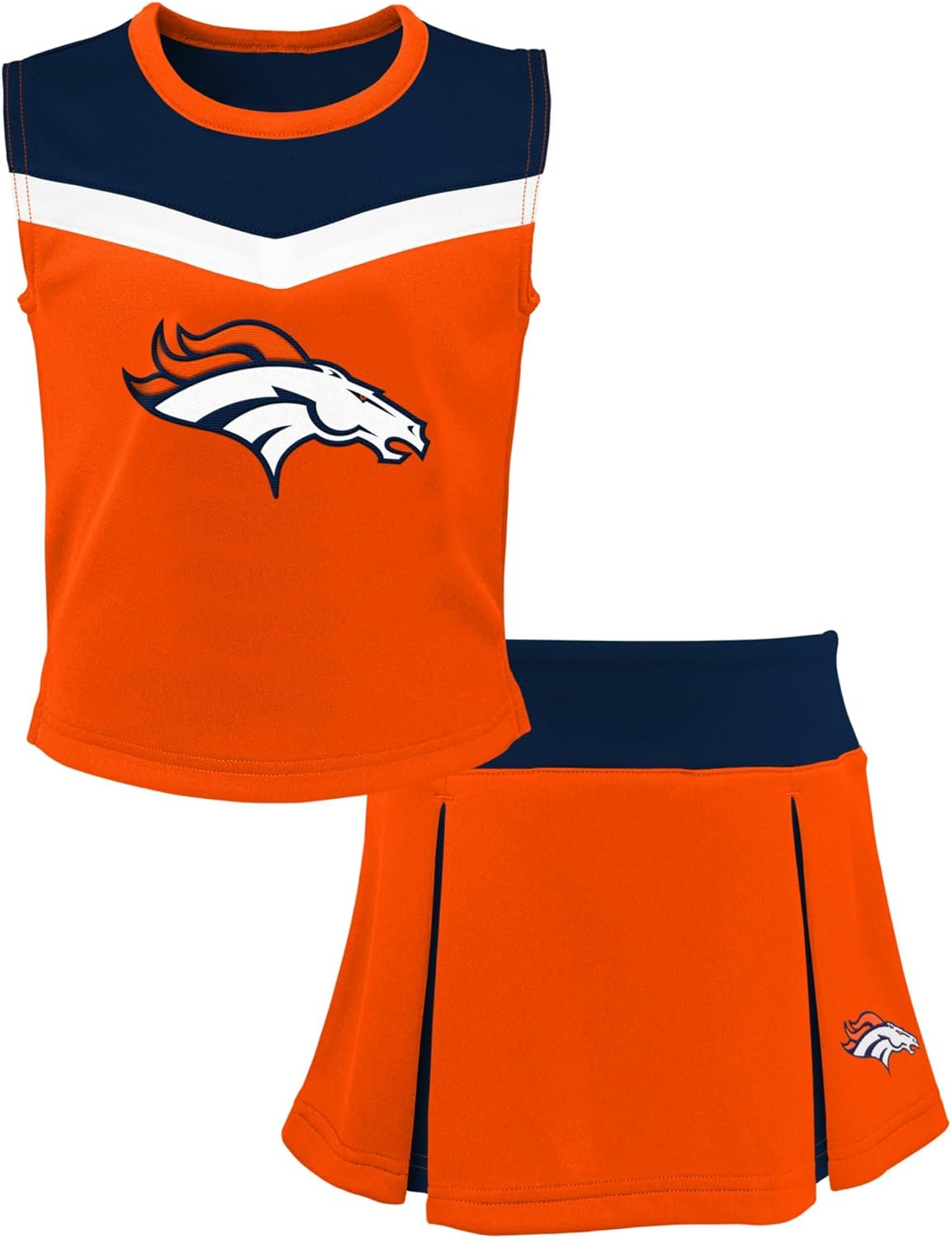 Girls Youth NFL Spirit Two-Piece Cheerleader Set for Fans